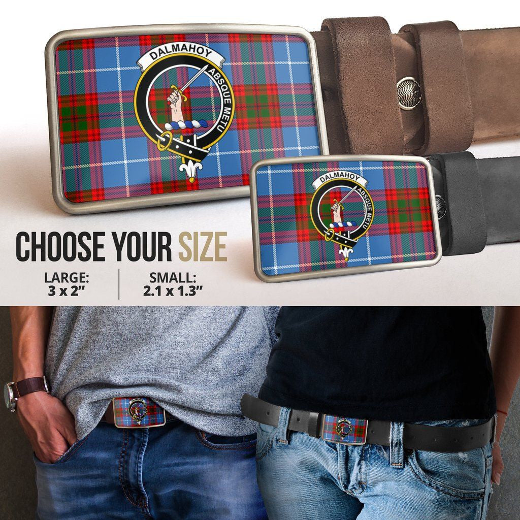 Dalmahoy Clan Badge Classic Tartan Belt Buckle