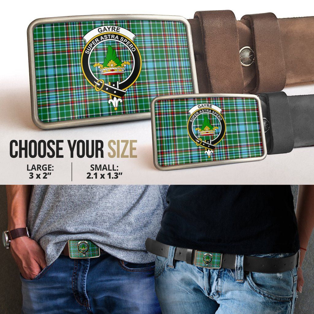 Gayre Clan Badge Classic Tartan Belt Buckle