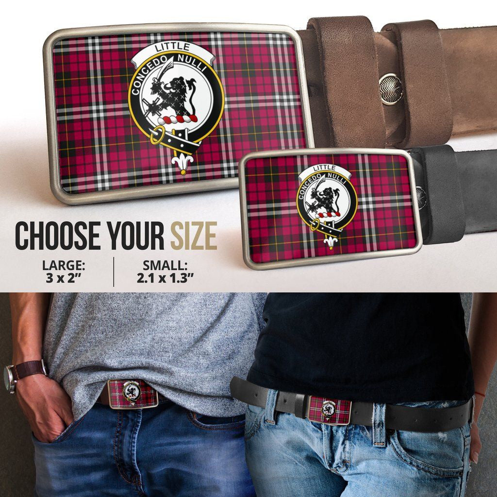 Little Old Clan Badge Classic Tartan Belt Buckle