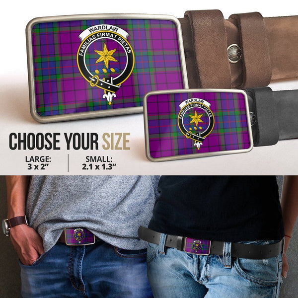 Wardlaw Clan Badge Classic Tartan Belt Buckle