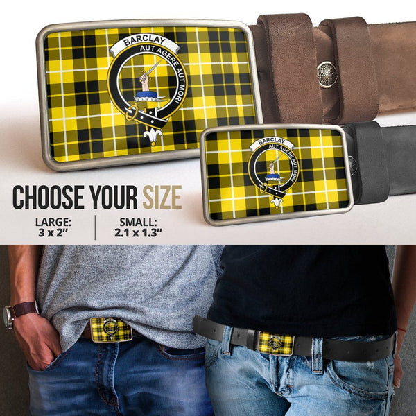 Barclay Dress Modern Clan Badge Classic Tartan Belt Buckle