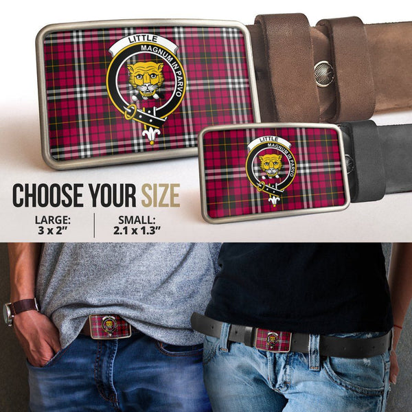 Little Clan Badge Classic Tartan Belt Buckle