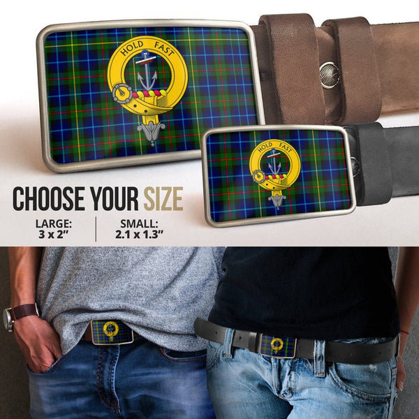 Smith Clan Badge Classic Tartan Belt Buckle