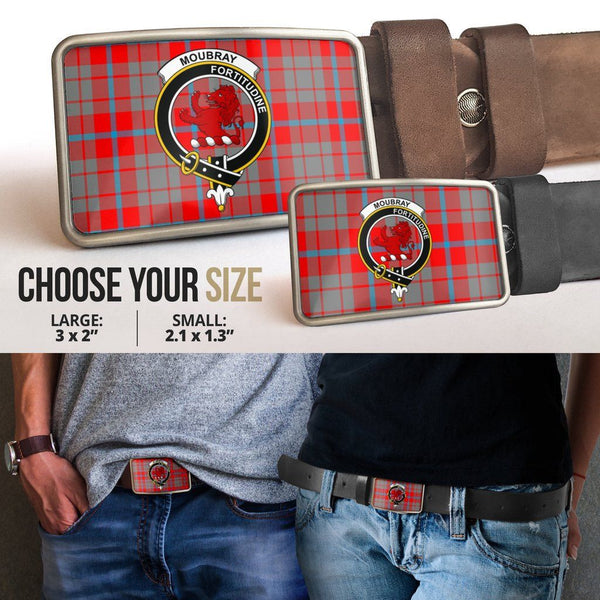 Moubray Clan Badge Classic Tartan Belt Buckle