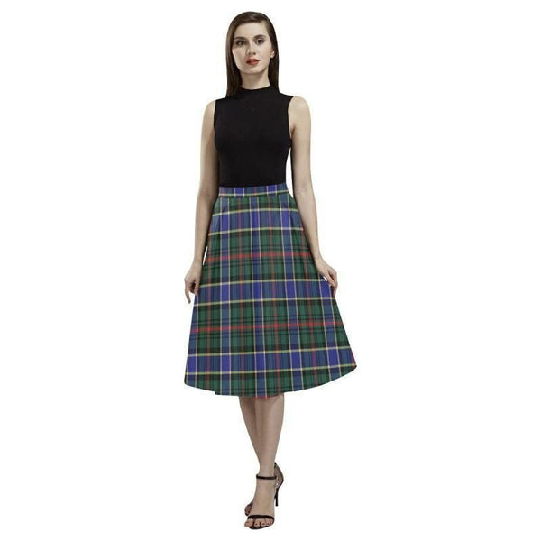 Ogilvie Hunting Modern Tartan Classic Aoede Crepe Skirt