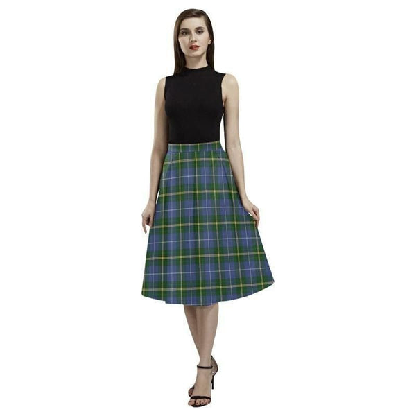 Nova Scotia Of Canada Tartan Classic Aoede Crepe Skirt