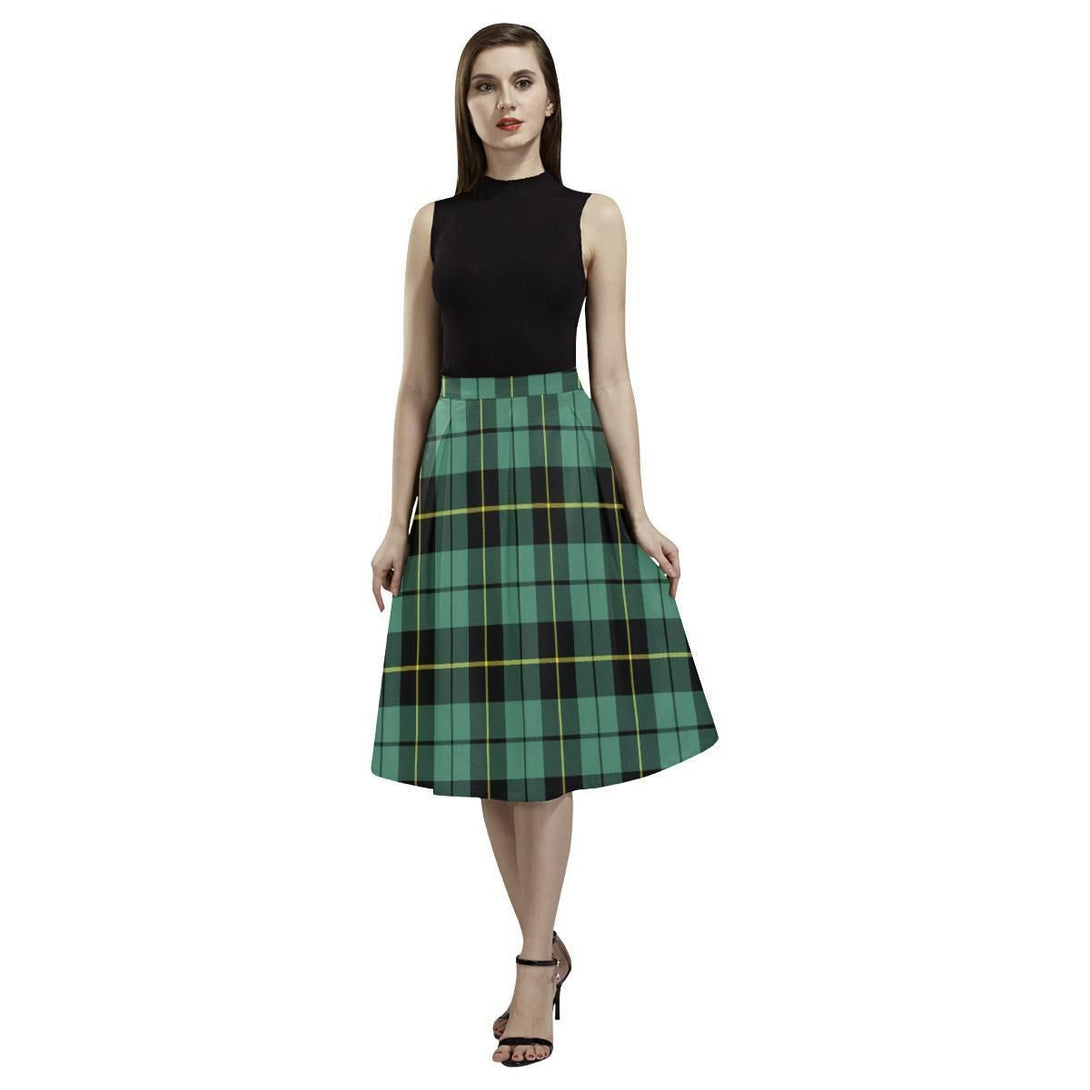 Wallace Hunting Ancient Tartan Classic Aoede Crepe Skirt