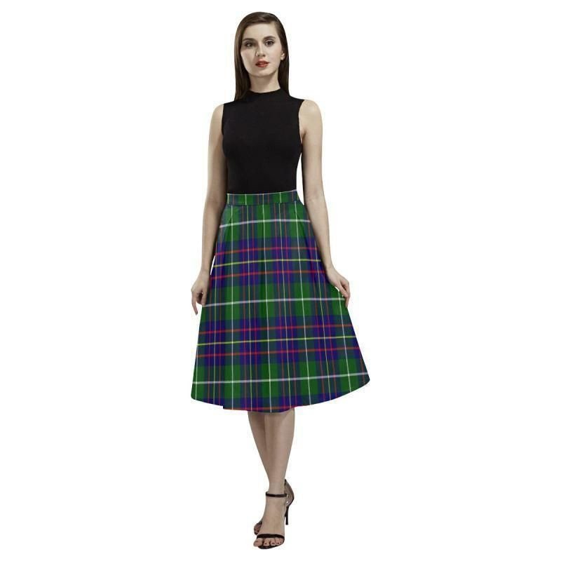 Inglis Modern Tartan Classic Aoede Crepe Skirt