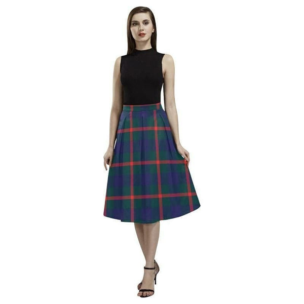 Agnew Modern Tartan Classic Aoede Crepe Skirt