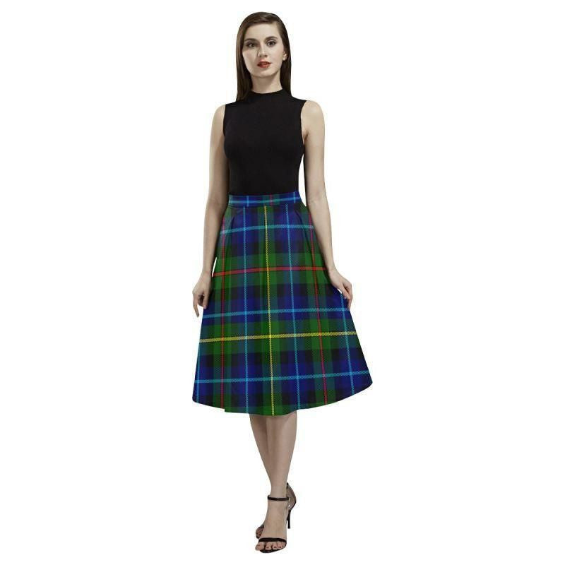 Smith Modern Tartan Classic Aoede Crepe Skirt