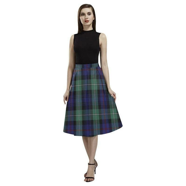 Clan Mackenzie Tartan Classic Aoede Crepe Skirt