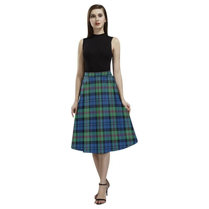 Baird Ancient Tartan Classic Aoede Crepe Skirt