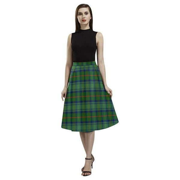 Cranston Modern Tartan Classic Aoede Crepe Skirt