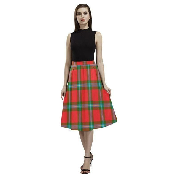 Maclaine Of Loch Buie Tartan Classic Aoede Crepe Skirt