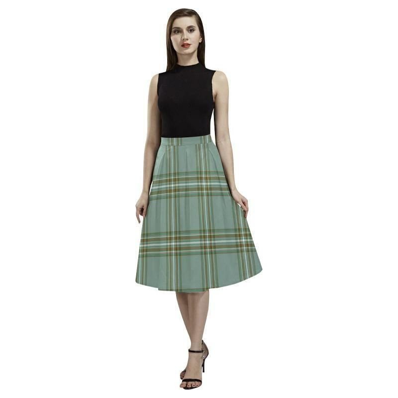 Kelly Dress Tartan Classic Aoede Crepe Skirt