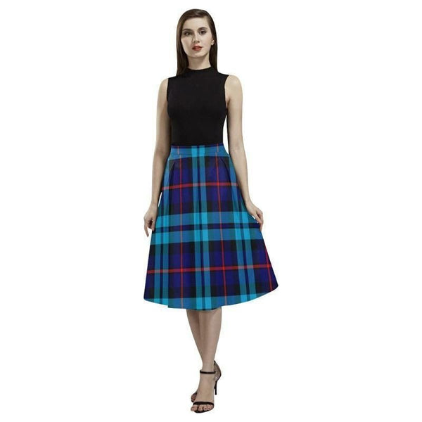 Mccorquodale Tartan Classic Aoede Crepe Skirt