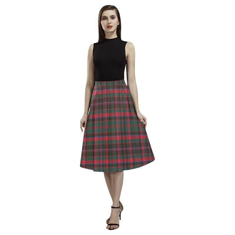 Cumming Hunting Modern Tartan Classic Aoede Crepe Skirt