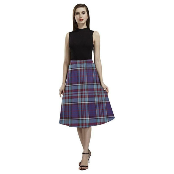 Rcaf Tartan Classic Aoede Crepe Skirt