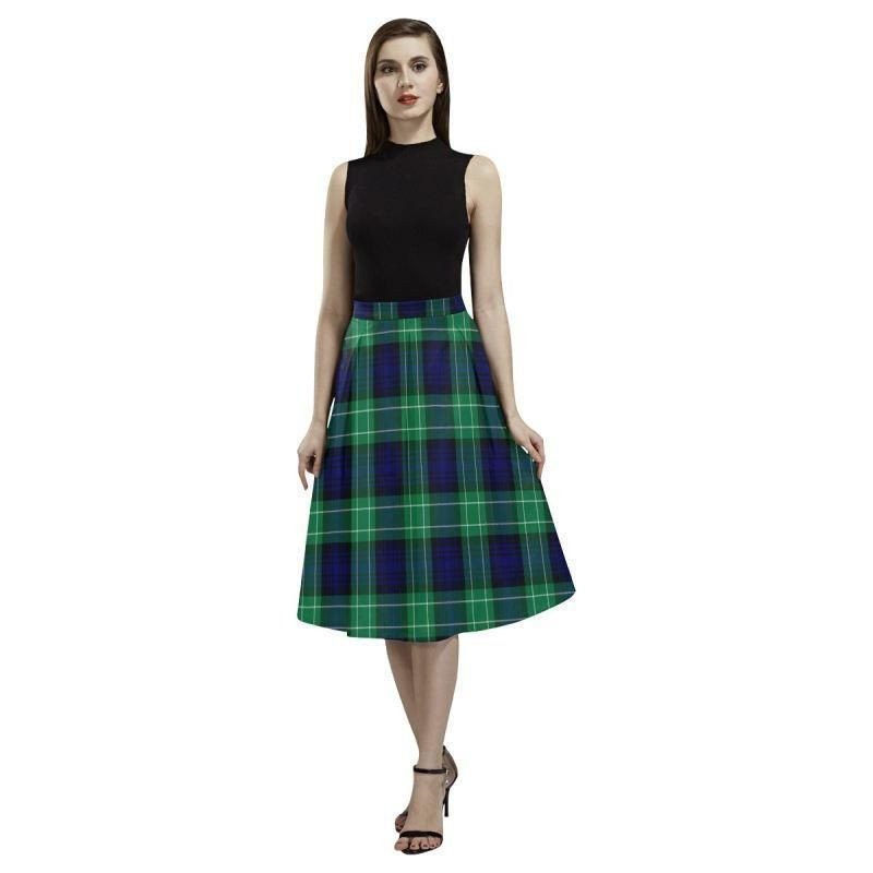 Abercrombie Tartan Classic Aoede Crepe Skirt