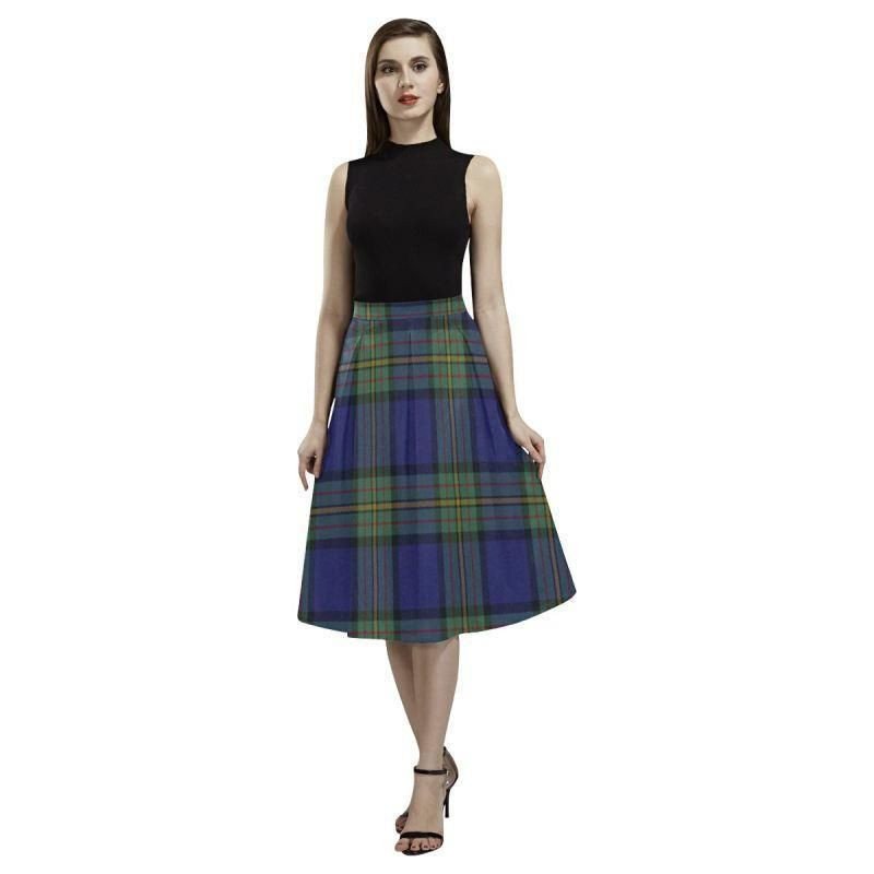 Clan Maclaren Tartan Classic Aoede Crepe Skirt