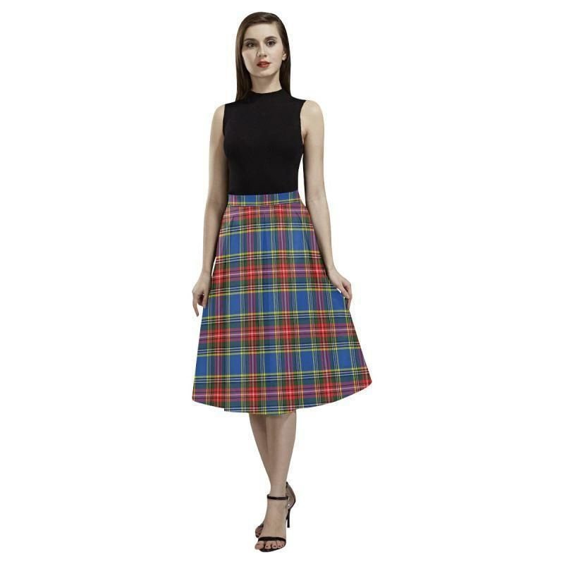 Macbeth Modern Tartan Classic Aoede Crepe Skirt