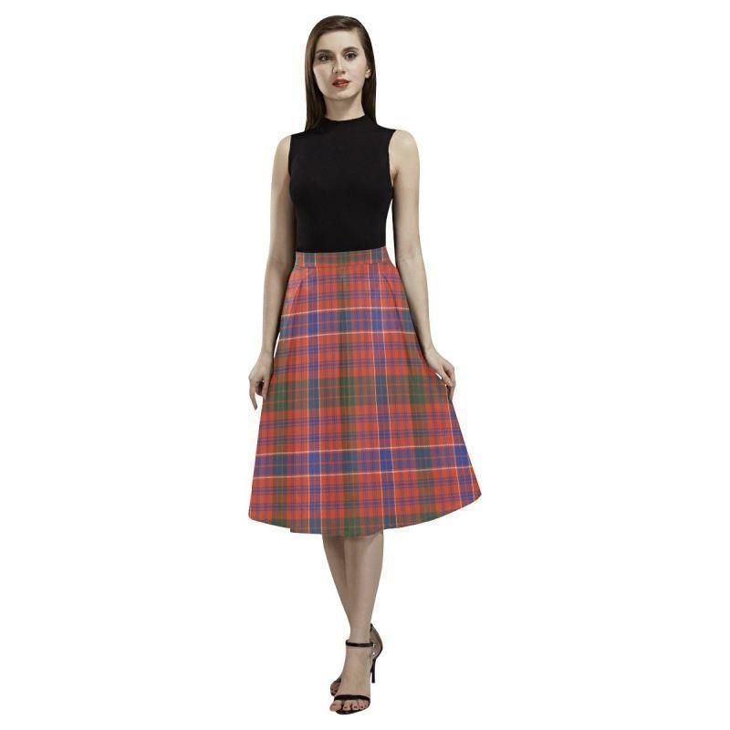 Macrae Ancient Tartan Classic Aoede Crepe Skirt