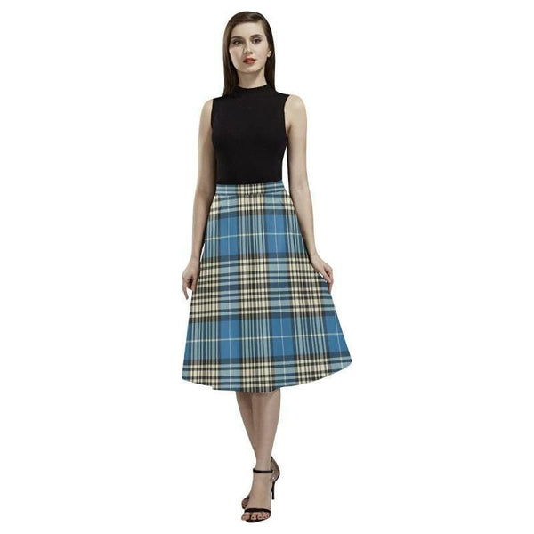 Napier Ancient Tartan Classic Aoede Crepe Skirt