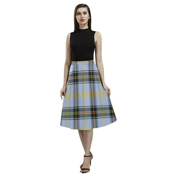 Bell Of The Borders Tartan Classic Aoede Crepe Skirt