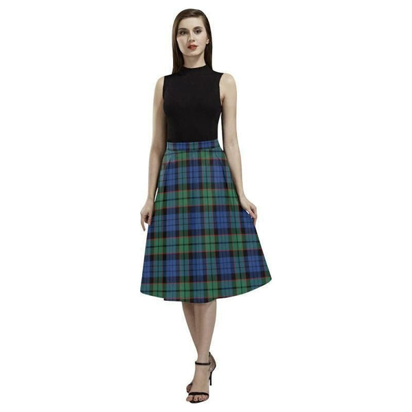 Fletcher Ancient Tartan Classic Aoede Crepe Skirt