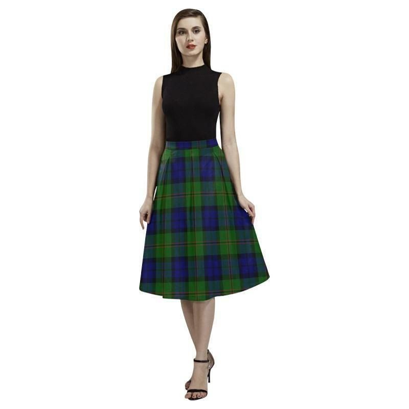 Dundas Modern Tartan Classic Aoede Crepe Skirt