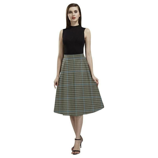 Haig Check Tartan Classic Aoede Crepe Skirt