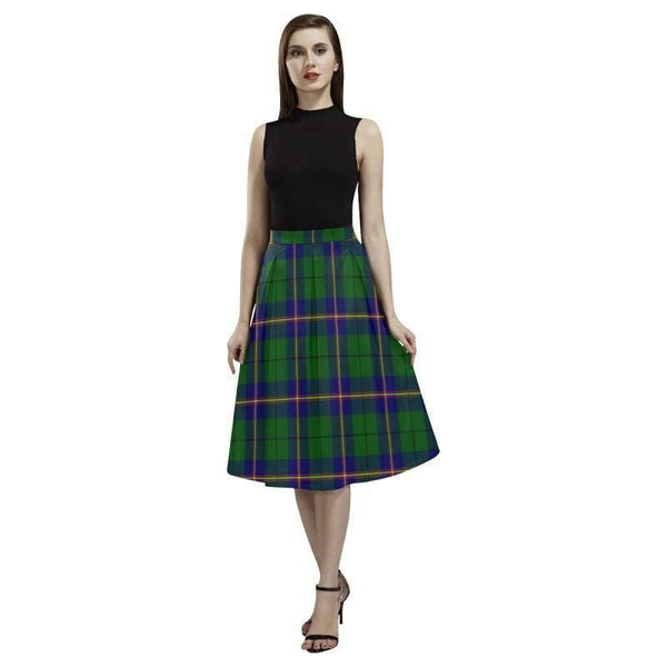 Carmichael Modern Tartan Classic Aoede Crepe Skirt