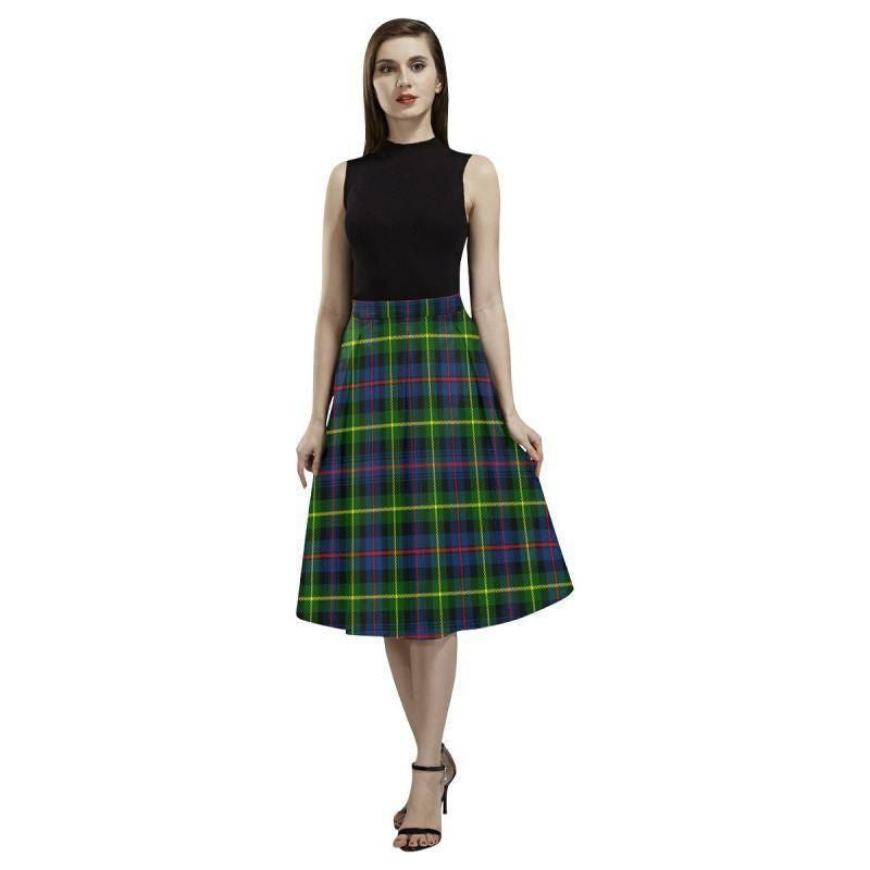 Farquharson Modern Tartan Classic Aoede Crepe Skirt