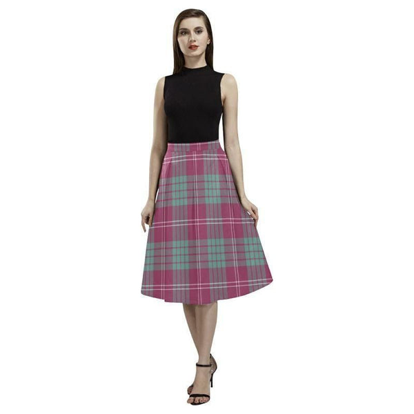 Crawford Ancient Tartan Classic Aoede Crepe Skirt