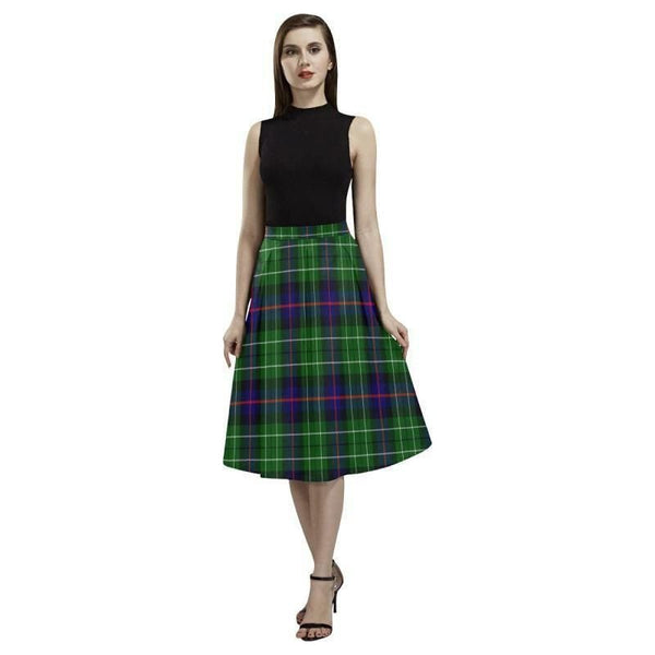 Leslie Hunting Tartan Classic Aoede Crepe Skirt