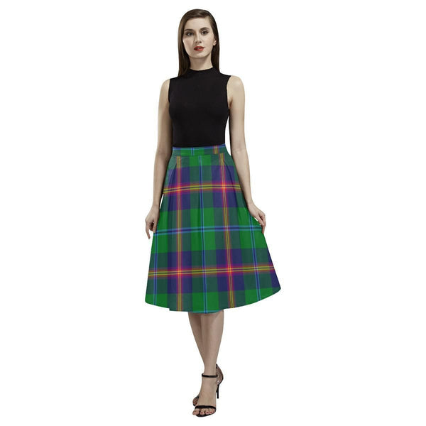 Young Modern Tartan Classic Aoede Crepe Skirt