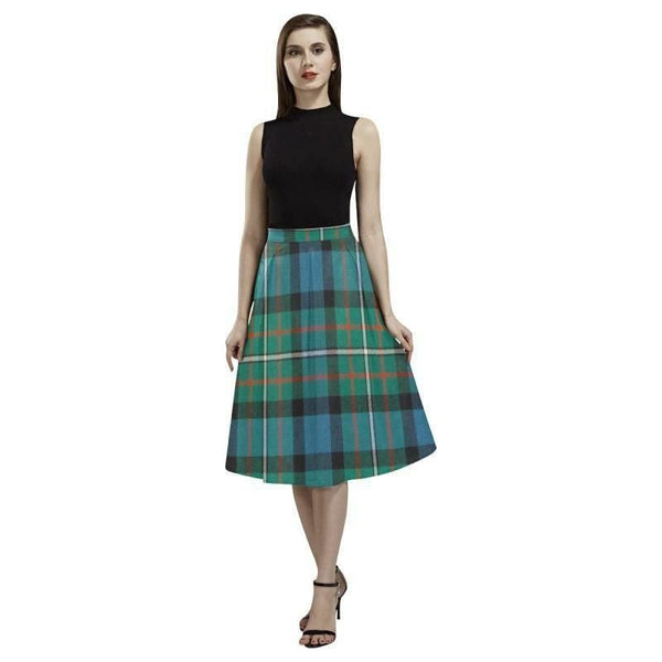 Ferguson Ancient Tartan Classic Aoede Crepe Skirt