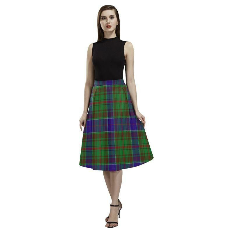 Adam Tartan Classic Aoede Crepe Skirt