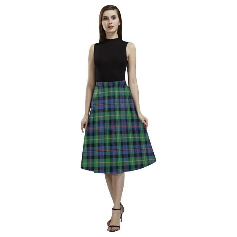 Farquharson Ancient Tartan Classic Aoede Crepe Skirt