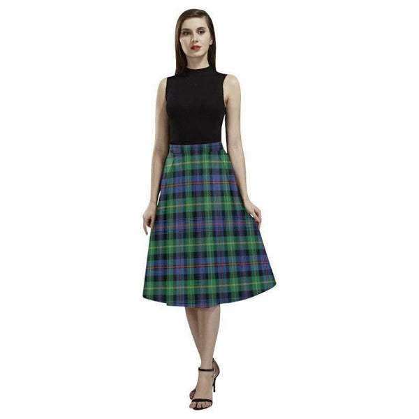 Farquharson Ancient Tartan Classic Aoede Crepe Skirt