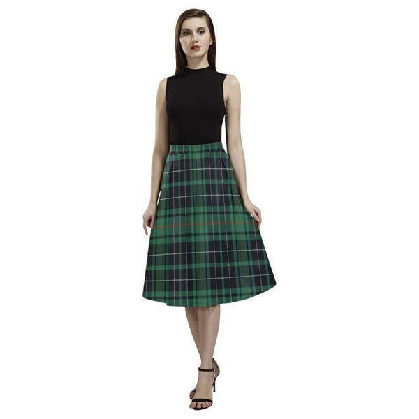 Macaulay Hunting Ancient Tartan Classic Aoede Crepe Skirt