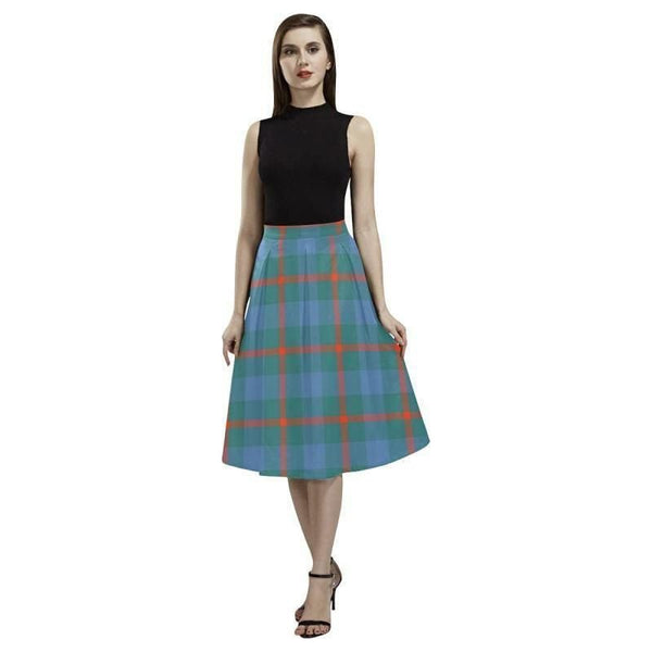 Agnew Ancient Tartan Classic Aoede Crepe Skirt