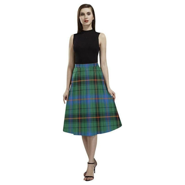 Davidson Ancient Tartan Classic Aoede Crepe Skirt