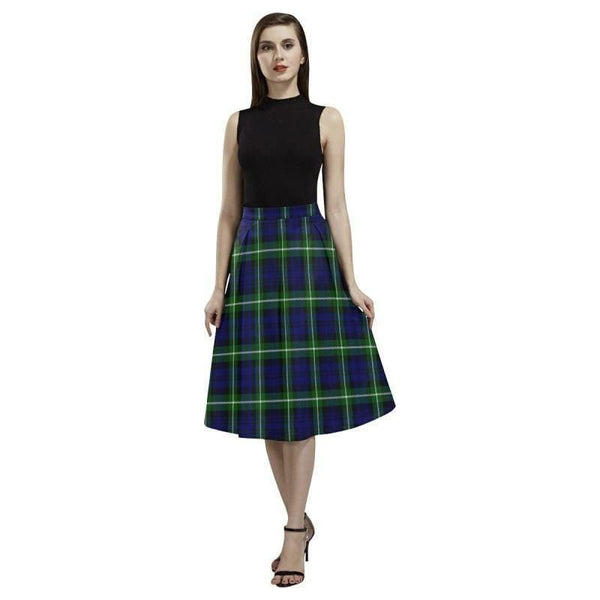 Lamont Modern Tartan Classic Aoede Crepe Skirt