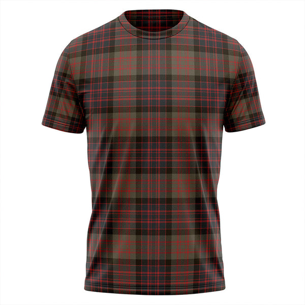 Bowie Black Weathered Tartan Classic T-Shirt