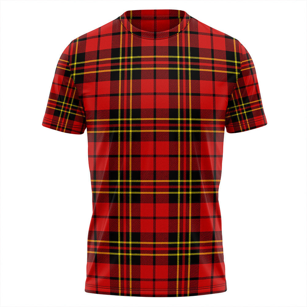 Brodie Red Modern Tartan Classic T-Shirt