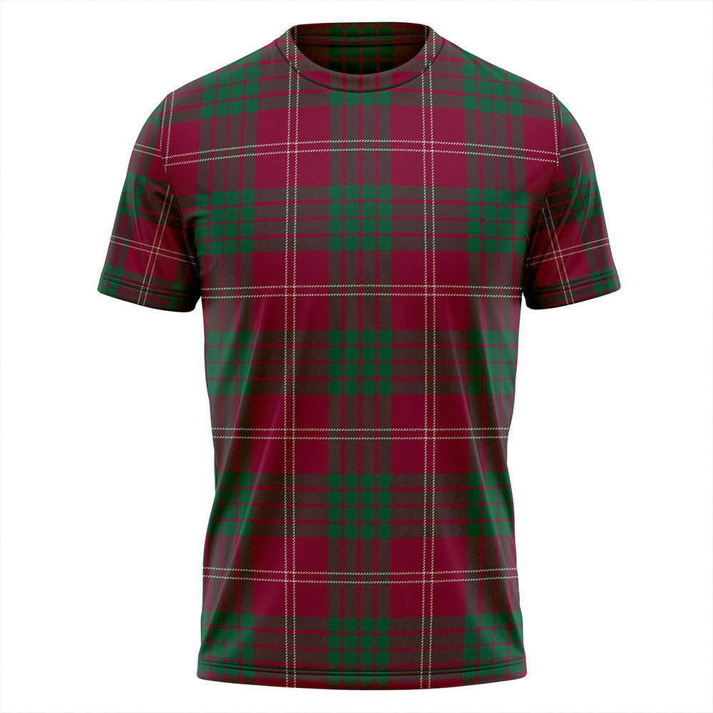 Crawford Red Modern Tartan Classic T-Shirt