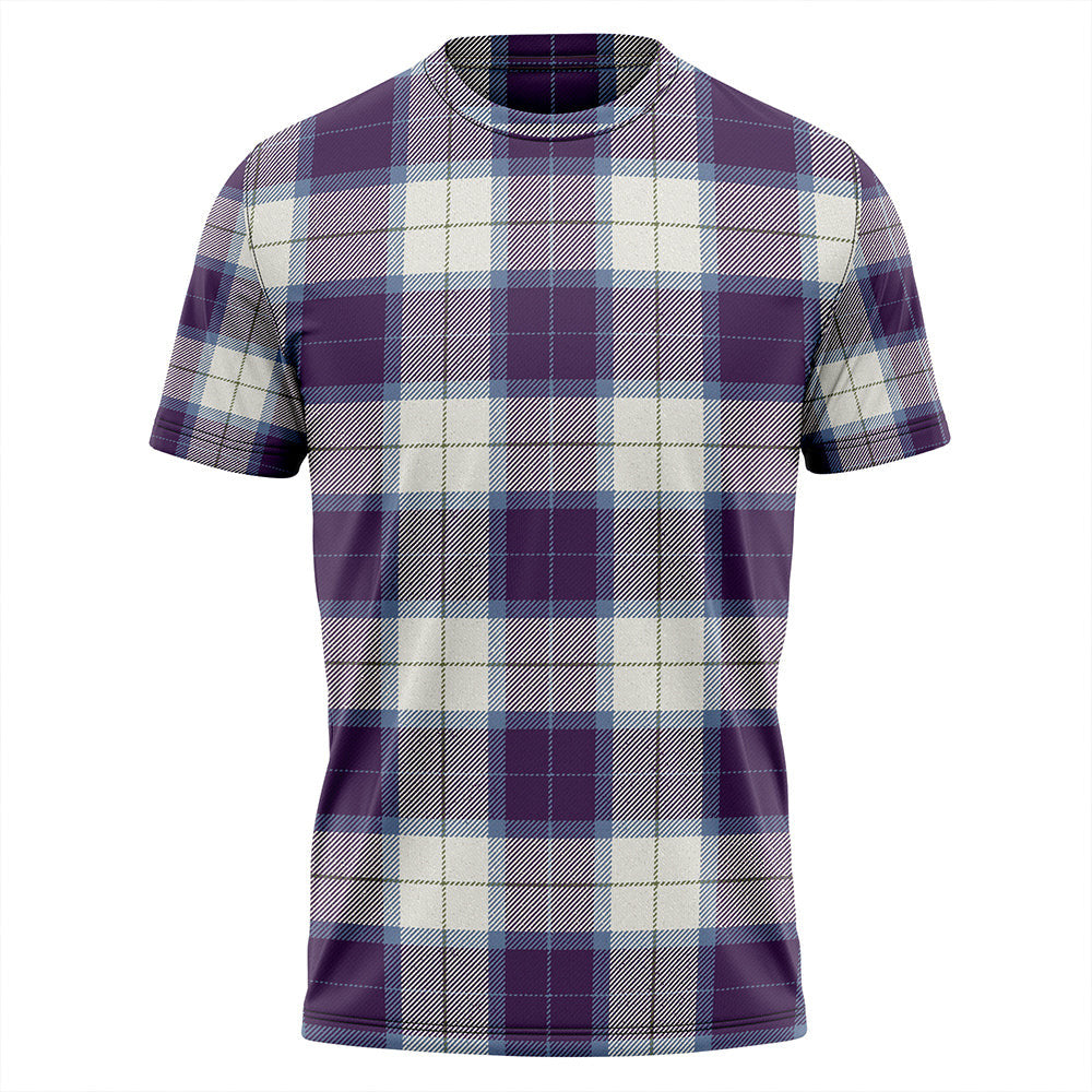 Wallace Dress Blue (Wallas Dress Blue) Weathered Tartan Classic T-Shirt