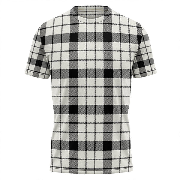 MacFarlane Black and White (Wallace/Wallas Dress #3) Modern Tartan Classic T-Shirt