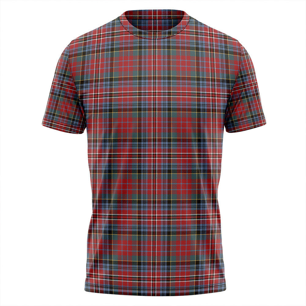 Kidd Rock and Wheel Weathered Tartan Classic T-Shirt